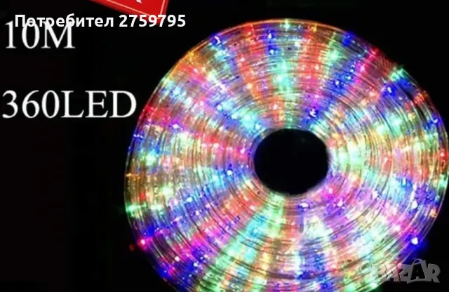 НОВО.
Светещ коледен led RGB Маркуч, 8 режима на работа;10м.

, снимка 4 - Декорация за дома - 47984868