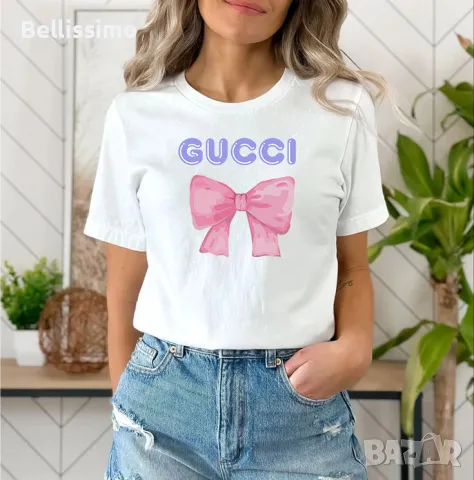 *Gucci* Дамска тениска Premium quality, снимка 1 - Тениски - 48453089