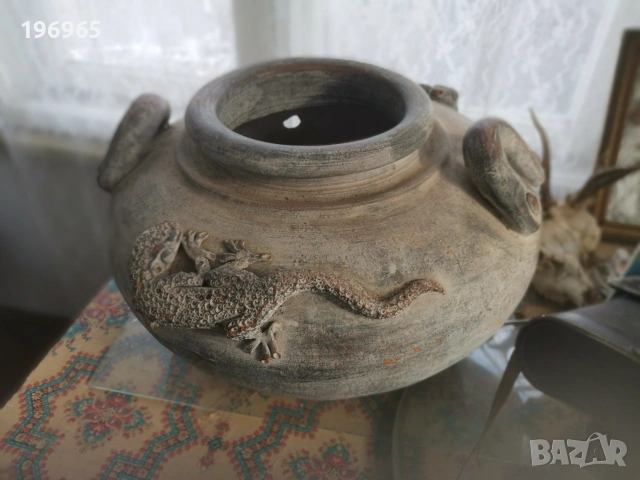 антикварна гръцка ваза, снимка 7 - Вази - 49650157