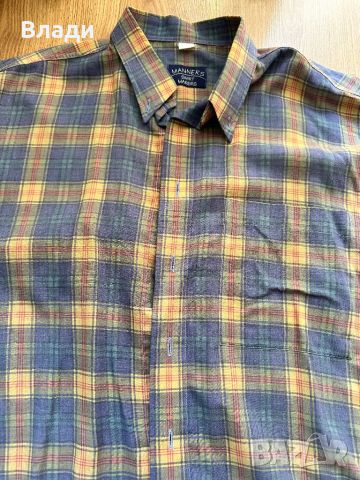 Мъжка риза с къс ръкав, снимка 3 - Ризи - 45792672