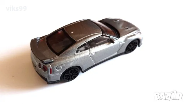 2017 Nissan GT-R GREY Bburago - Мащаб 1:43, снимка 5 - Колекции - 49633264