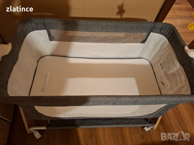 Бебешка кошара Next to me - Chipolino Графит - Heart 2 Heart, снимка 5 - Кошарки - 53168121