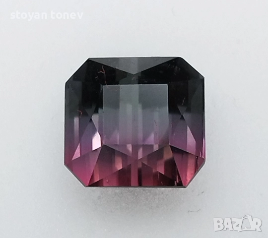 Уникален многоцветен турмалин абсолютно чист 4.55кт.! Сертифициран! Нов! , снимка 10 - Други - 51939550