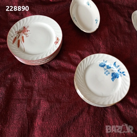 Български порцелан , снимка 4 - Чинии - 53219033