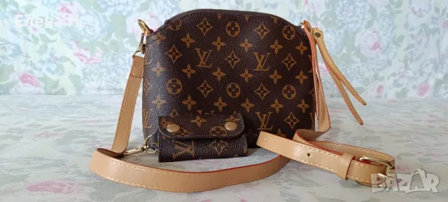 Комплект дамска чанта и портмоне за ключове Louis Vuitton , снимка 1 - Чанти - 47257660