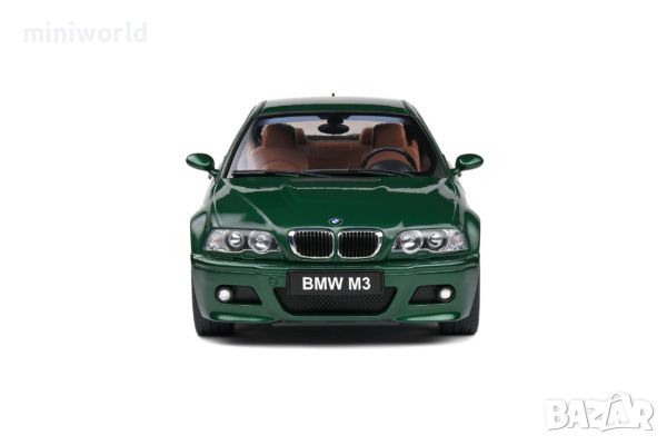 BMW M3 E46 Coupe 2000 - мащаб 1:18 на Solido моделът е нов в кутия, снимка 6 - Колекции - 46322210