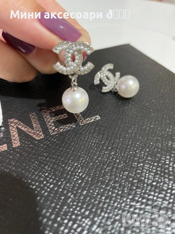 CHANEL обеци, снимка 2 - Обеци - 51858283
