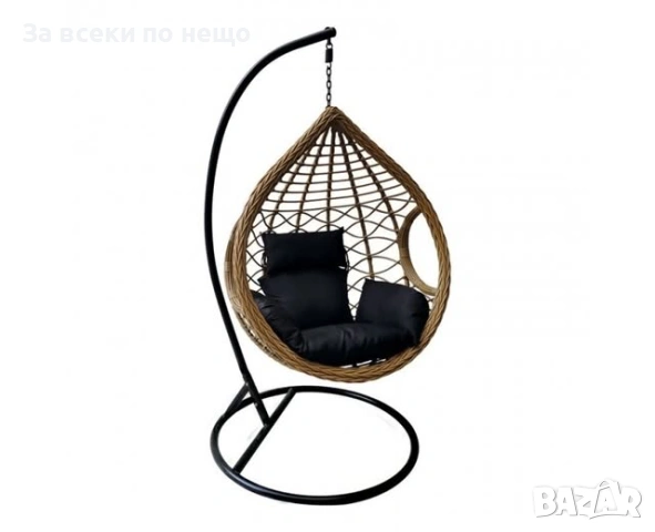 Люлка Мадрид - натурал с черни възглавници Код P2167