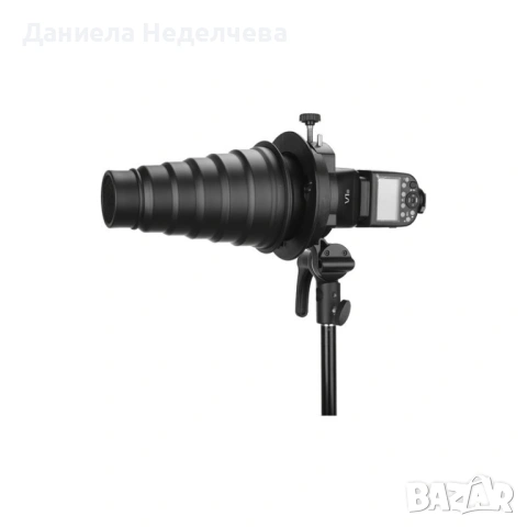 Универсален адаптер S-type Speedlite Bracket (Bowens mount), снимка 8 - Чанти, стативи, аксесоари - 53173498
