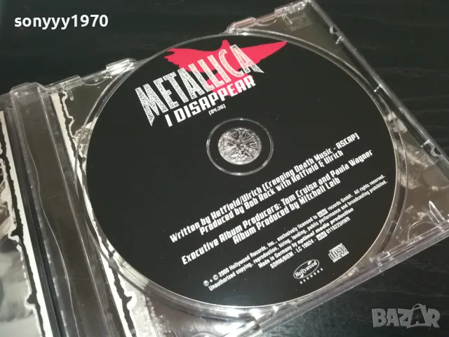 METTALLICA I DISAPPEAR CD /04:26/ MADE IN GERMANY 0611241734, снимка 1 - CD дискове - 47867277