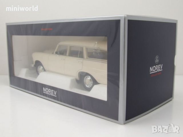 Mercedes 200 Universal Kombi 1966 - мащаб 1:18 на Norev моделът е нов в кутия, снимка 11 - Колекции - 45508798