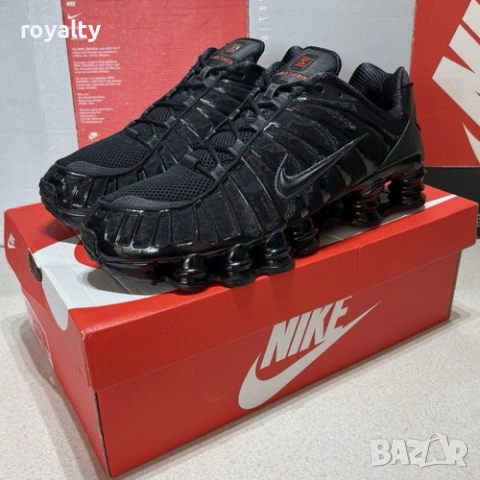 Nike Shox TL Triple Black Маратонки 36-46 Номер , снимка 3 - Маратонки - 53053300