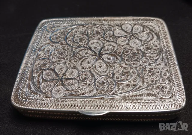 Сребърна Кутийка - 950 Сребро Филигран, снимка 2 - Други ценни предмети - 49851298