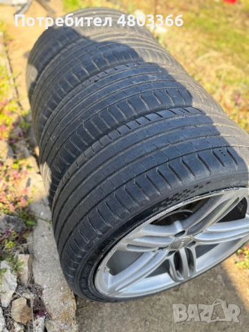 Лети джанти audi Speedline 19’ + летни гуми michelin pilot sport 5, снимка 5 - Гуми и джанти - 54261840
