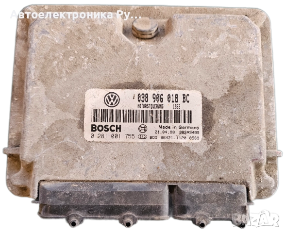компютър ДВИГАТЕЛ SKODA OCTAVIA 1.9 TDI 038906018BC, 038 906 018 BC, BOSCH ,0 281 001 755