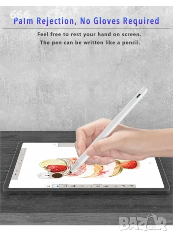 Стилус писалка за iPad (2018-2025), снимка 3 - Друга електроника - 53598674