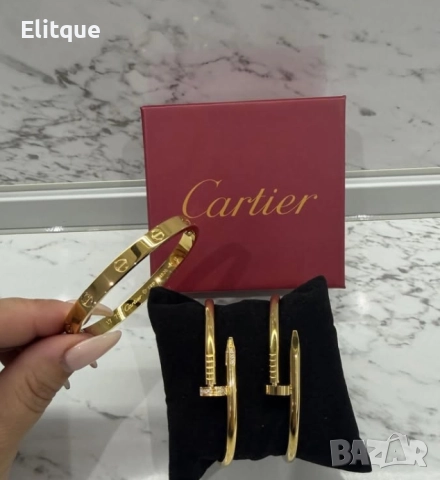 гривна от висококачествена стомана cartier, снимка 3 - Гривни - 52819497