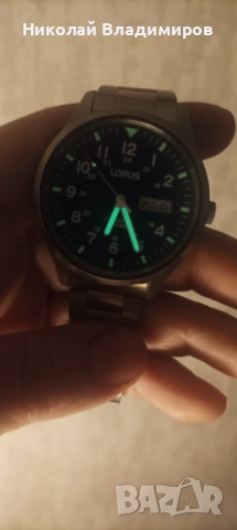 Lorus автомат часовник на Seiko голям мъжки ръчен часовник, снимка 2 - Мъжки - 53610344