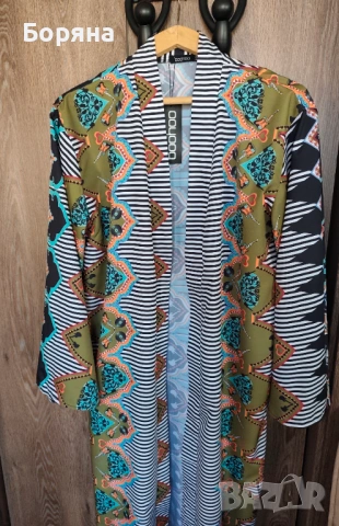 Boohoo ново кимоно плажно парео с флорален принт, снимка 12 - Бански костюми - 53917043