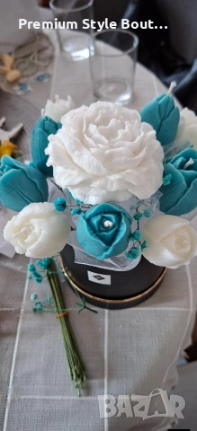 ръчно изработени сапунени свещи, снимка 3 - Други - 53747354