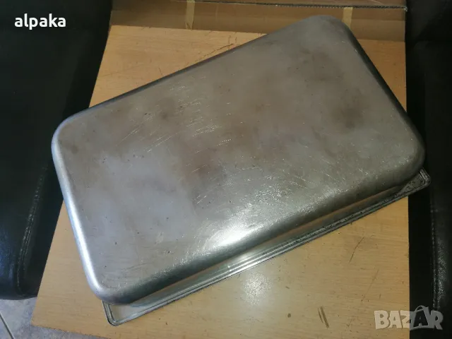 Продавам голяма тава/канта алпака 53.5/33/9см #569, снимка 3 - Съдове за готвене - 50125306