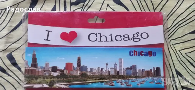 магнит за хладилник Chicago , снимка 2 - Колекции - 48294201