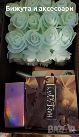 Подаръчна кутия с рози и козметика