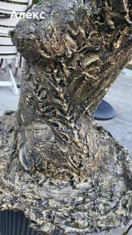 Намаление! Авторска скулптура, Голо женско тяло–лампа, над 10кг, снимка 2 - Настолни лампи - 37056486