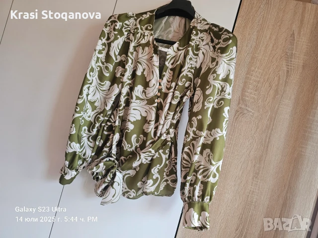 Дамска Официална / Елегантна Блуза - Made in Italy , снимка 4 - Блузи с дълъг ръкав и пуловери - 51019023