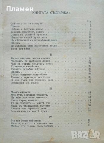 Птици въ нощта Николай Лилиевъ /1921/, снимка 3 - Антикварни и старинни предмети - 53872938