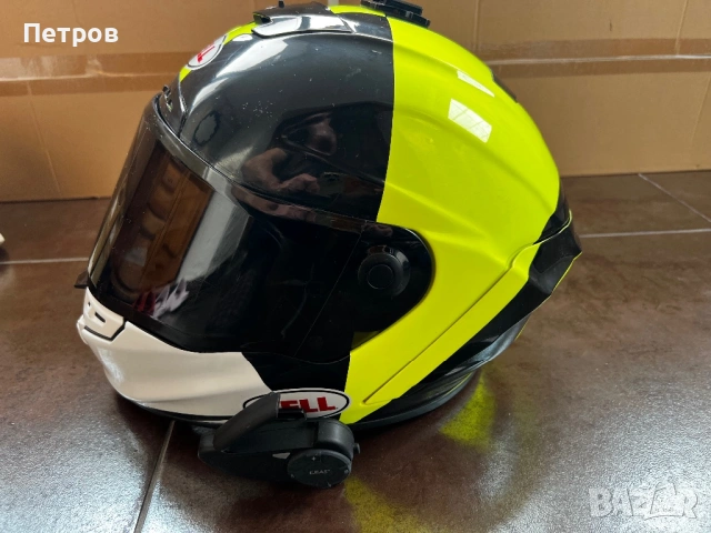 BELL STAR BLACK/YELLOW  висок клас каска, снимка 3 - Аксесоари и консумативи - 53824530
