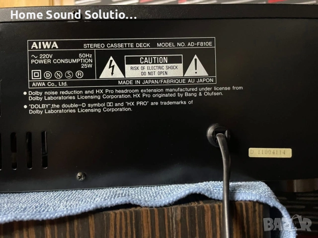 AIWA AD-F810 - ОТЛИЧЕН ТРИГЛАВ ДЕК, снимка 11 - Декове - 53123440