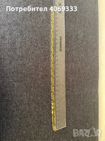 Златно картие 57см 7.34гр 14к , снимка 5 - Колиета, медальони, синджири - 50943963