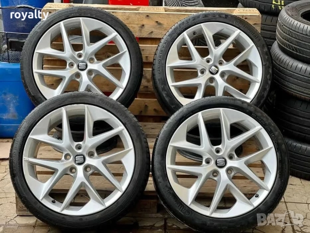 5х112 18 Оригинални джанти за Seat Altea Toledo Leon Cupra Born, снимка 7 - Аксесоари и консумативи - 52258927
