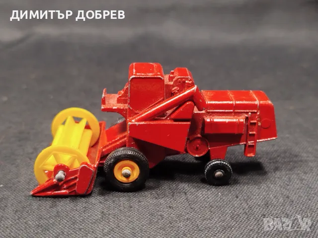 СТАРА РЕТРО МЕТАЛНА КОЛИЧКА MATCHBOX ENGLAND CLAAS COMBINE HARVESTER, снимка 2 - Колекции - 48881798