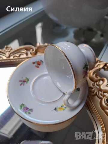 Чаша за еспресо Винтидж порцелан , снимка 7 - Чаши - 53829060
