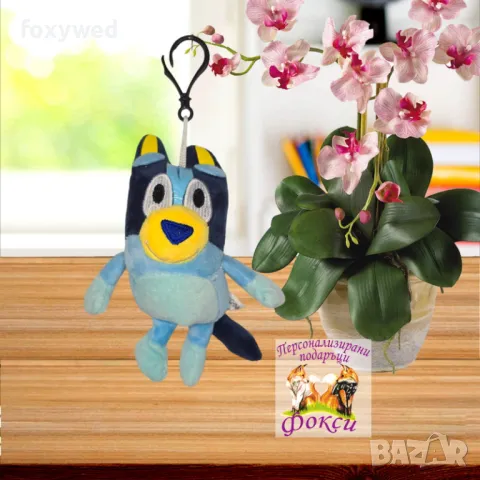 Ключодържател Плюшена играчка Блуи Бинго Мама Тате Bingo Bluey Family , снимка 1 - Плюшени играчки - 47372123