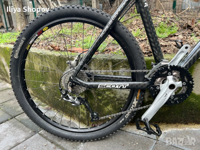Карбонов Scott Scale 30 – 26",FOX въздушна, Shimano LX, Mavic, 10.5 кг, снимка 7 - Велосипеди - 53912181
