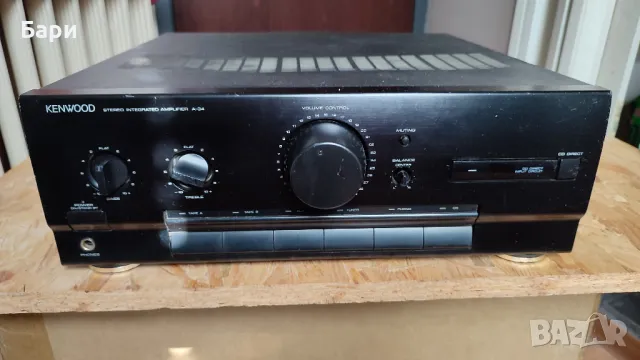 Усилвател Kenwood A-34, снимка 1 - Ресийвъри, усилватели, смесителни пултове - 47393442