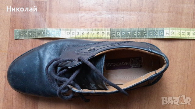 Официални мъжки кожени обувки Masterclass, снимка 7 - Официални обувки - 52595990