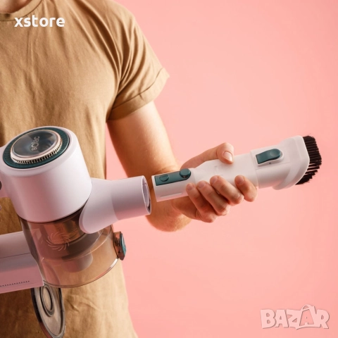 Безжична прахосмукачка Solac Turbobat Power - С HEPA филтър и LED четка, снимка 12 - Прахосмукачки - 52795800