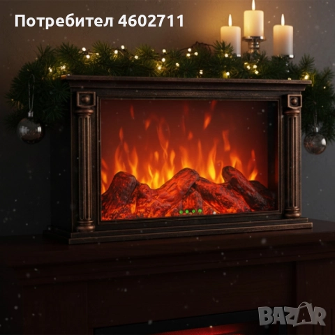 LED камина с ефект на тлеещи въглени – безопасна и стилна атмосфера у дома, снимка 2 - Лед осветление - 51925537