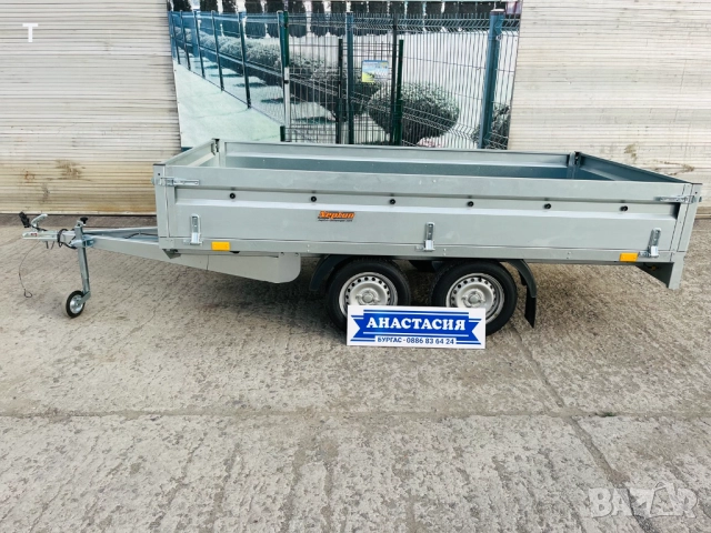 НОВО Туристическо ремарке NEPTUN NORDICA N7-302 2KPS, снимка 2 - Ремаркета - 47470236