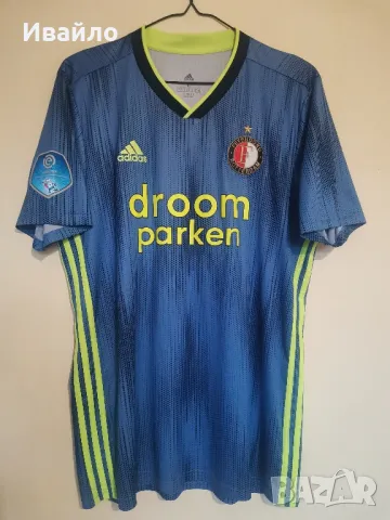 Adidas Feyenoord Rotterdam Blue Feyenoord Jersey 2019-2020., снимка 1 - Тениски - 46839622