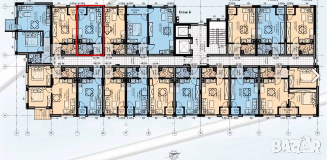 Без посредник 1-Стаен с Паркомясто! Среден етаж! До Jumbo Владиславово, снимка 7 - Апартаменти - 53514592