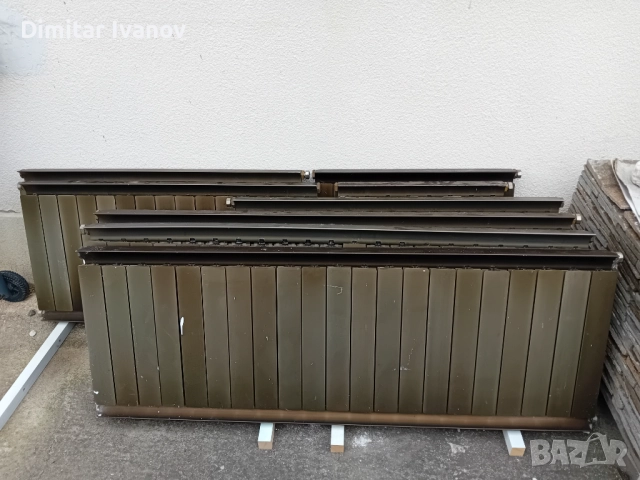 Алуминиеви радиатори за парно, използвани, различни размери