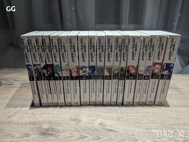 Is it wrong to pick up girls in a dungeon - Light Novels 1-18