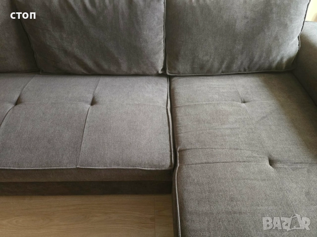 Продавам ХОЛНА ГАРНИТУРА ЮТА С ФУНКЦИЯ СЪН И РАКЛА, снимка 5 - Дивани и мека мебел - 53897425