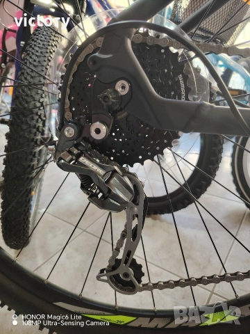 Планински велосипед със скорости SPRINT - Apolon  29", черно/сиво/зелено , снимка 7 - Велосипеди - 52731740