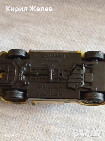 Метална количка Volkswagen New Beetle за КОЛЕКЦИЯ ДЕКОРАЦИЯ 50630, снимка 7 - Колекции - 53559376